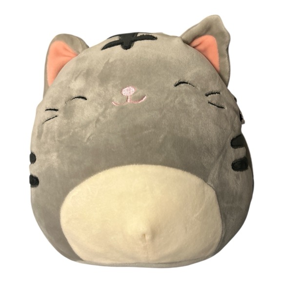 Kellytoy Other - Squishmallows Tally Gray Cat 8" Plush Kellytoy NWT Stuffed Animal